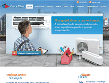 Tablet Screenshot of casaeclima.com.br